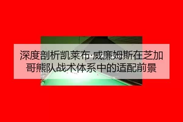 深度剖析凯莱布·威廉姆斯在芝加哥熊队战术体系中的适配前景